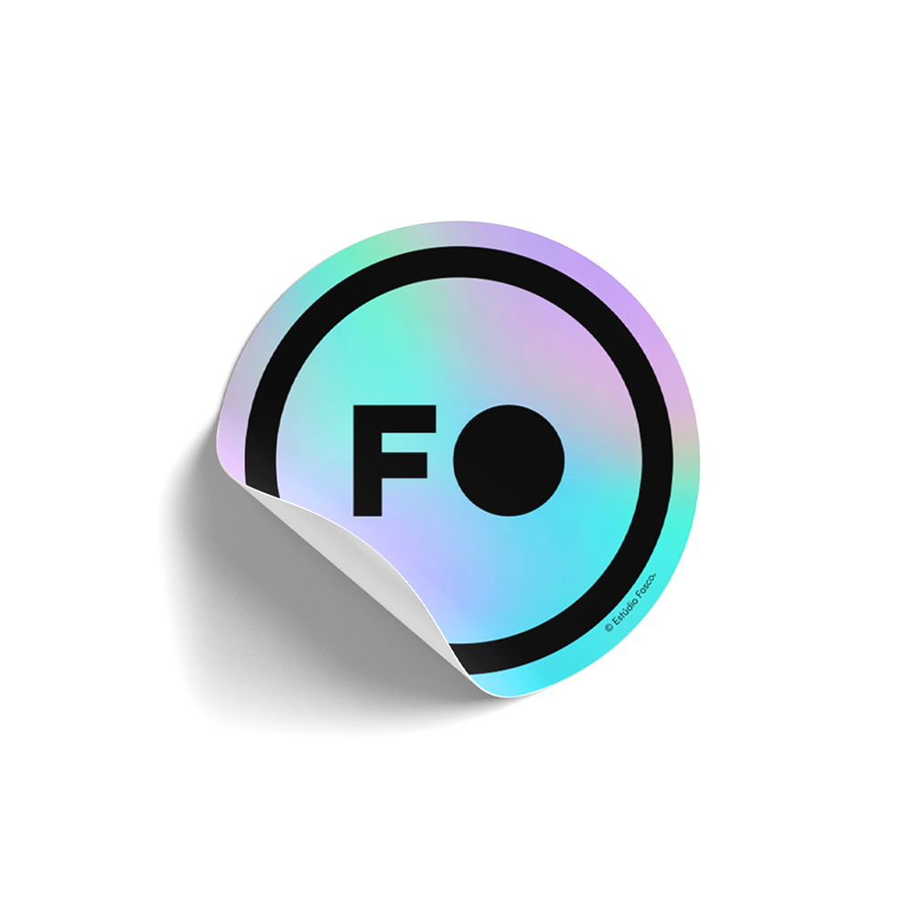 Sticker Fosco FO Holográfico