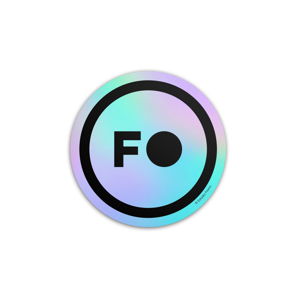 Sticker Fosco FO Holográfico